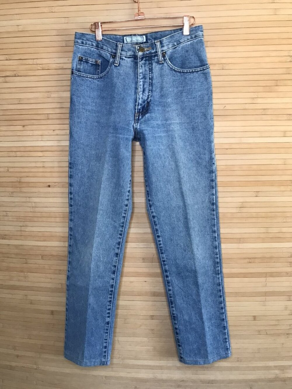 Vintage 80's Guess Jeans Women's High Waisted Size 29x29 Triangle Logo